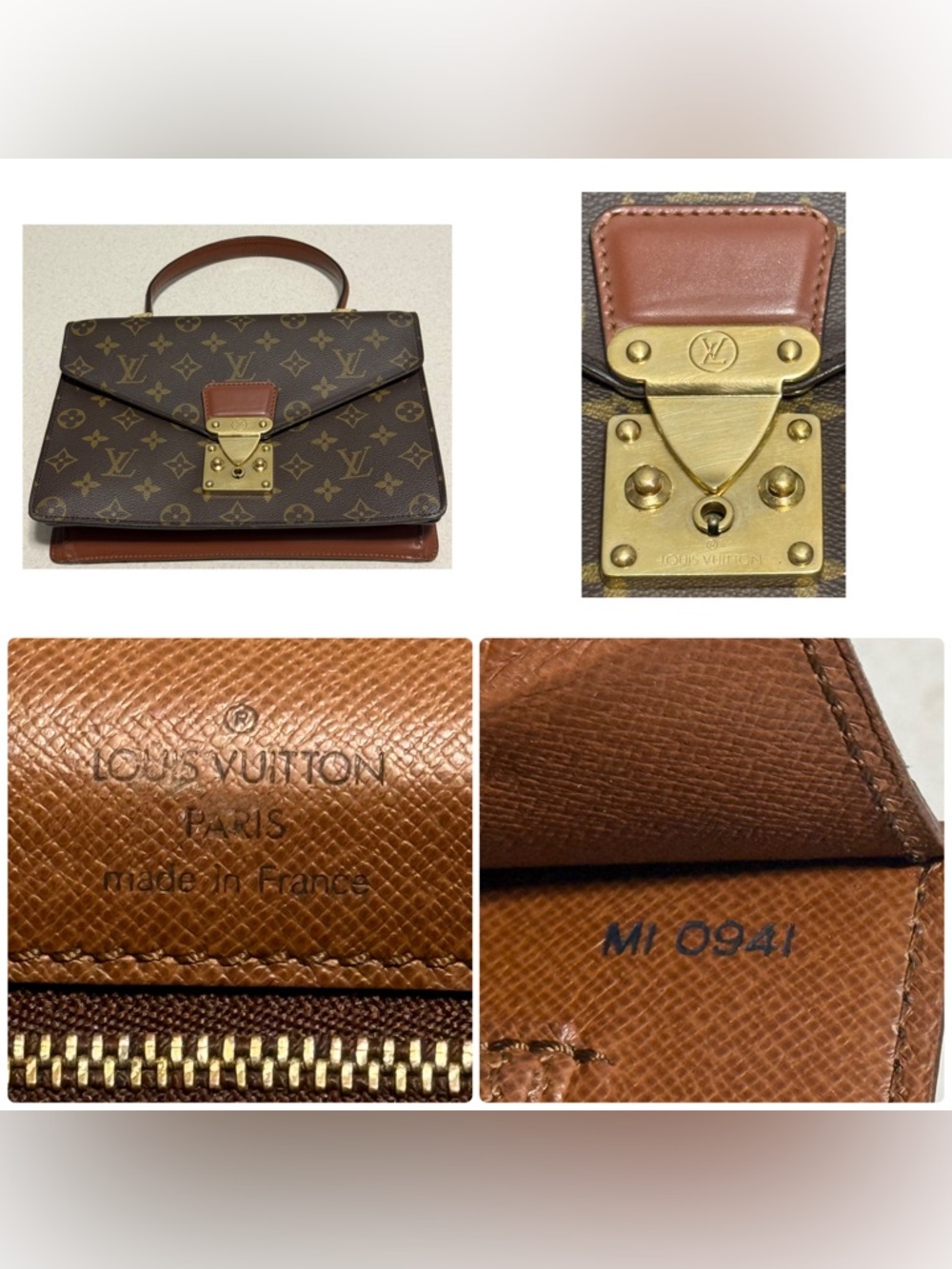 Louis Vuitton Vintage Concorde Monogram Canvas Leather - Picture 16 of 16